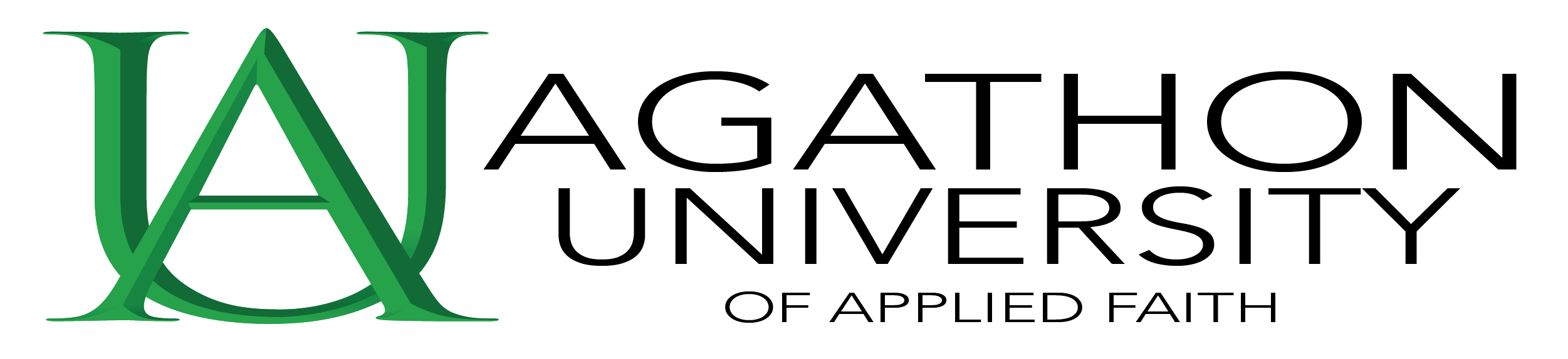 AgathonU Logo Black